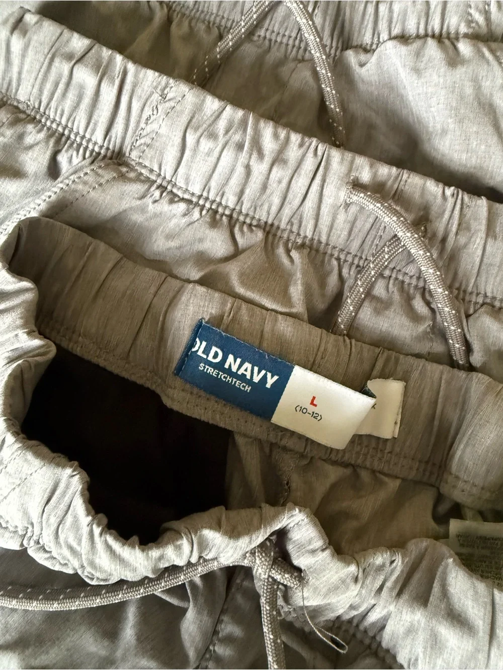Old Navy Stretchtech Gray Elastic-Waist Shorts - Pack of 3